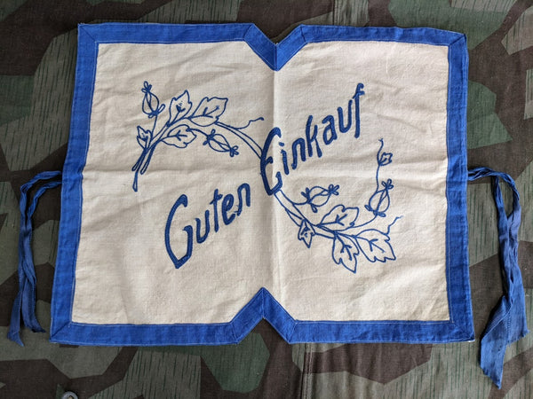 Vintage 1930s /1940s Vintage Guten Einkauf Cover for Shopping Basket