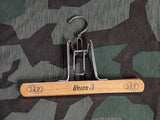 Vintage 1930s / 1940s WWII German DRP Pants Hanger Wooden - Union 3