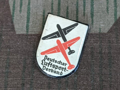 Vintage 1930s / 1940s WWII German Deutscher Luftsport Verband Pin