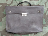 Vintage 1930s / 1940s WWII German Leather Briefcase D.R.P. (as-is)