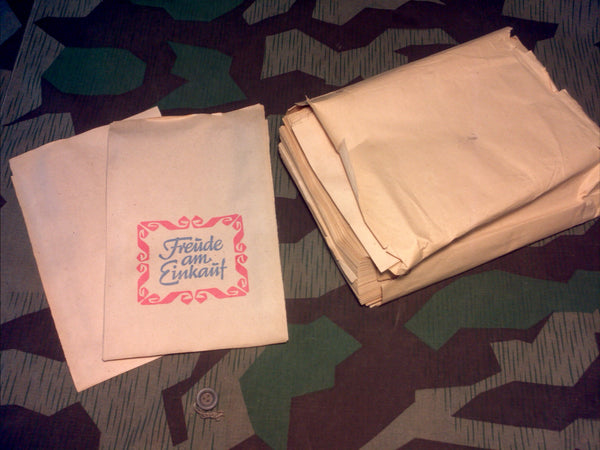 Vintage German "Freude am Einkauf" Paper Shopping Bags