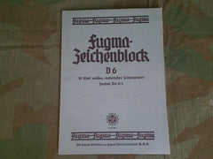 Vintage 1930s German Fugma-Zeichenblock D.R.P. Drawing Tablet NOS