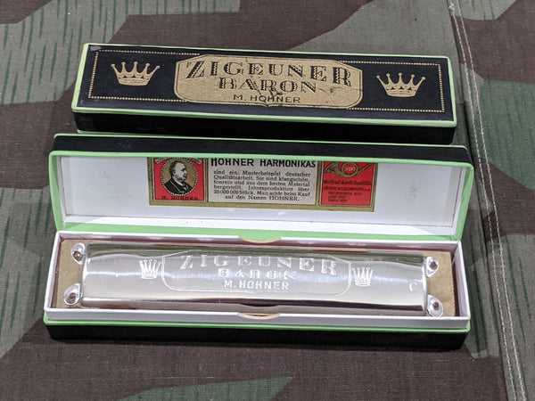 Vintage 1930s WWII German Zigeuner Baron Harmonica C