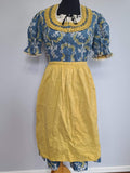 Vintage 1940s / 1950s Berchtesgadener Dirndl Dress and Apron