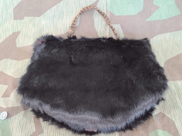 Vintage 1940s 1950s German Fur Muff Purse