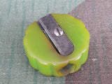 Vintage 1940s  / 1950s Green Bakelite Pencil Sharpener