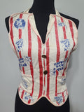 Vintage 1940s / 1950s Novelty Print Happy New Year Vest