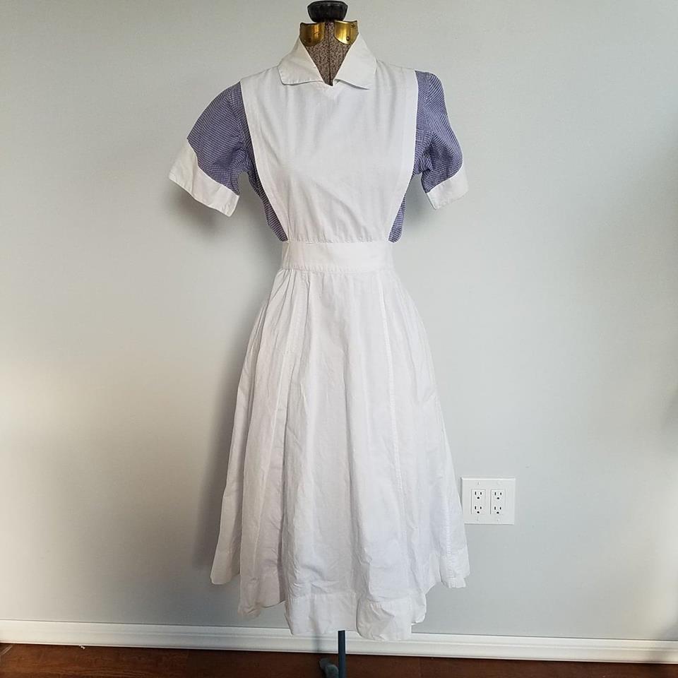 Nurse Uniform - Dress and Apron (B-35" W-24" H-34") Nurse Uniform - Dress and Apron (B-35" W-24" H-34")