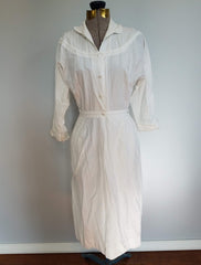 Vintage 1940s / 1950s White Nurse Uniform 
