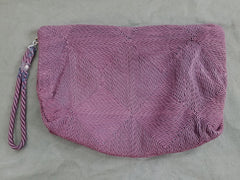 Vintage 1940s Brown Corde Handbag Purse
