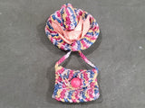 Colorful Knit Sombrero Hat with Mini Change Purse