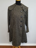 Vintage 1940s German Gray Wool Coat