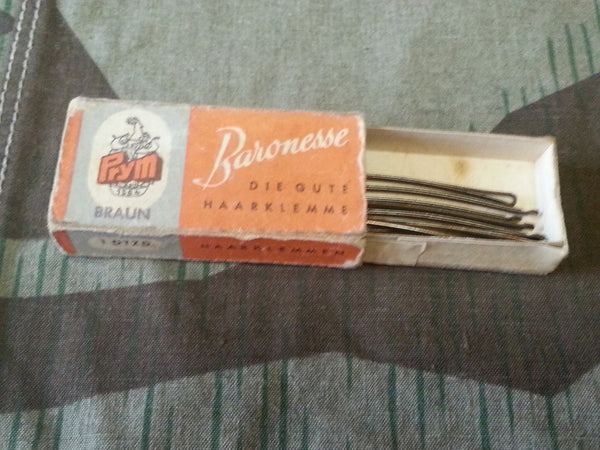 Vintage 1940s German Hair Pins in Box Baronesse