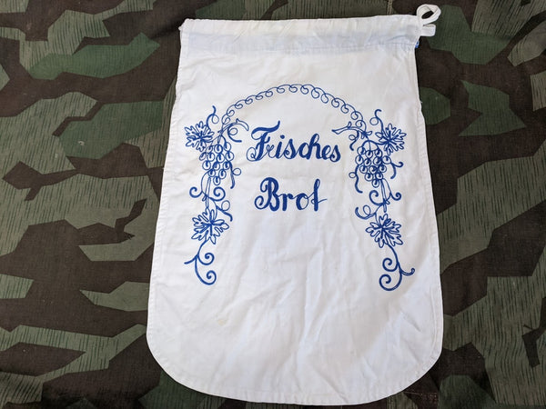 Vintage 1940s German Large Frisches Brot (Fresh Bread) Bag