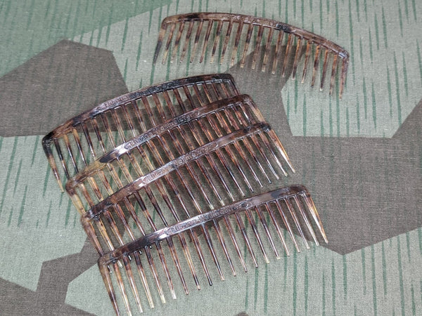 Vintage 1940s German Mikona Wellmeister Hair Combs (Set of 5)