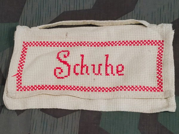 Vintage 1940s German Schuhe Shoe Carrying Bag