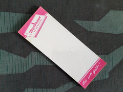 Vintage 1940s German Waldbaur Chocolate Advertising Notepad
