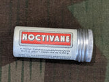 Vintage 1940s Noctivane Small French Sedative Medicine Bottle