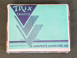 Vintage 1940s Trix Manicure Set