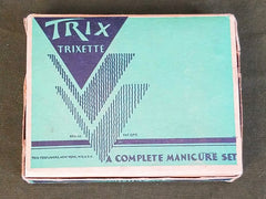 Vintage 1940s Trix Manicure Set