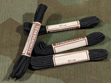 Vintage 1940s WWII German Black Shoelaces 90cm