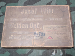 Vintage 1940s WWII German Paper Carton for Webbing