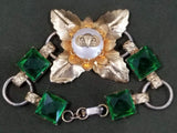Vintage WWII Jump Wings Paratrooper Airborne Sweetheart Bracelet 1940s