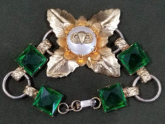Vintage WWII Jump Wings Paratrooper Airborne Sweetheart Bracelet 1940s