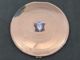 Vintage 1940s WWII Large US Navy Sweetheart Makeup Compact