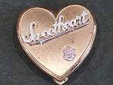 Vintage 1940s WWII US Army Rhinestone Sweetheart Compact