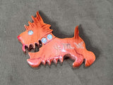 Vintage 1940s Wooden Scottie Dog Pin JMW