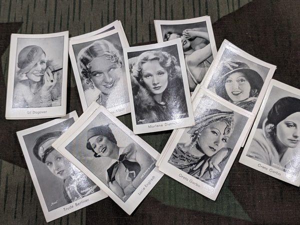 Vintage German 1930s Josetti Filmbilder Juno Vera Cigarette Cards