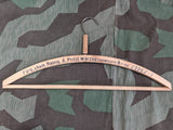 Vintage German Advertising Wooden Hanger for Cleaners
