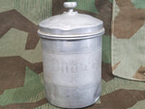 Vintage German Aluminum Zucker Sugar Container