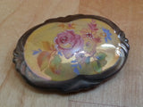 Vintage German Bareuther Bavaria Handpainted Brooch