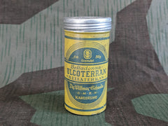 Vintage German Belladonna Ulcoterran Medicine Tin