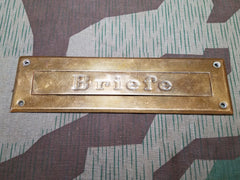 Vintage German Briefe Letter Slot
