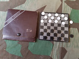 Vintage German Dame Mühle Game Set (Checkers / Nine Men's Morris)