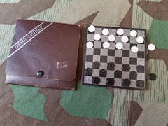 Vintage German Dame Mühle Game Set (Checkers / Nine Men's Morris)