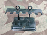 Vintage German Dark Green Metal Stamp Holder