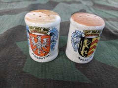 Vintage Frankfurt / Hanau Beer Krug Salt and Pepper Shakers