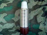Vintage German Glass Thermos with Bakelite Cup & Bottom