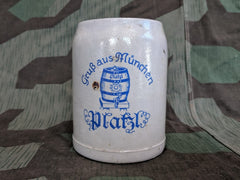 Vintage German Gruß aus München Platzl Krug Beer Stein 0.5L