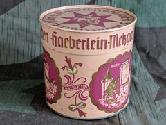 Vintage German Haeberlein Metzger Lebkuchen Cookie Tin