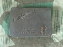 Vintage German Halb Mond Cigarette Tin