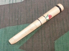 Vintage German Hand Painted Wood Cigarette Holder
