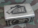 Vintage German Large Eduscho Coffee Tin Container