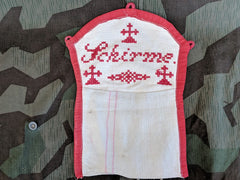Vintage German Linen Bag Schirme