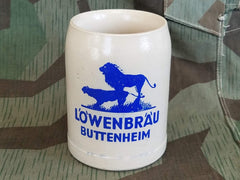 Vintage German Löwenbräu Buttenheim .5L Krug Beer Stein