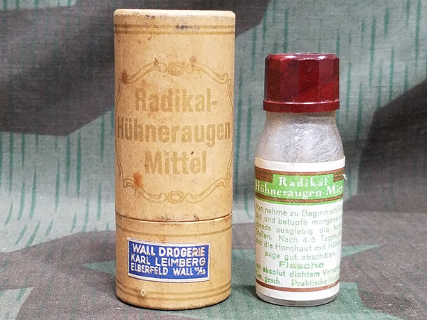 Vintage German Medicine Bottle for Sore Feet